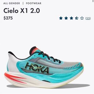 HOKA Cielo X1 2.0 Carbon Plated 7.5 men 8.5 women